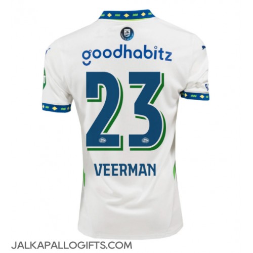 PSV Eindhoven Joey Veerman #23 Kolmaspaita 2024-25 Lyhythihainen